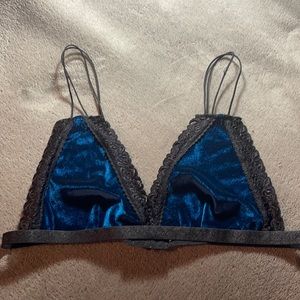 Lace and Velvet Bralette